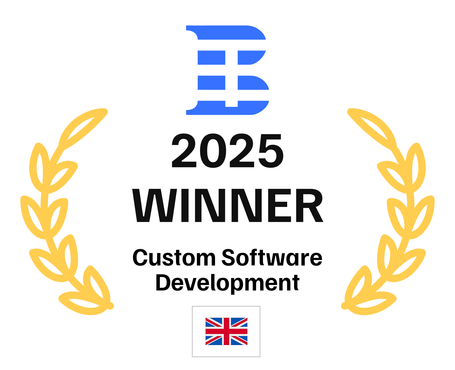 Top Custom Software Development Company by TechBehemoths Global Excellence Awards 2025