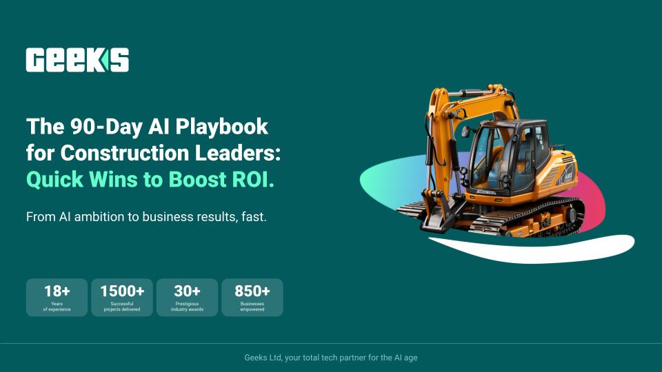 The 90-Day AI Playbook for Construction Leaders