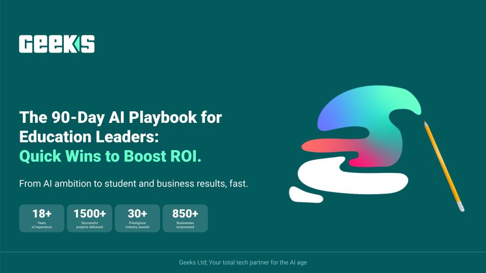The 90-Day AI Playbook for Education Leaders