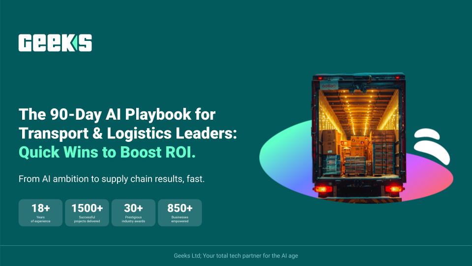 The 90-Day AI Playbook for Transport & Logistics Leaders