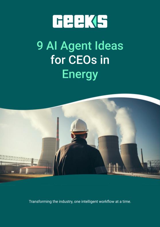 9 AI Agent Ideas for CEOs in Energy